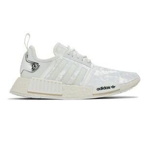 Adidas NMD_R1 'White Silver Metallic' Women's Sneakers Size 8 GW5681 New in Box